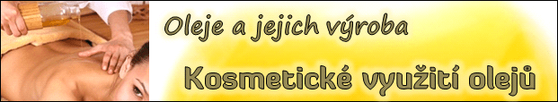 Kosmetické využití olejů