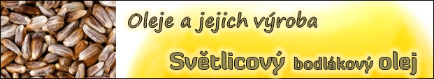 Světlicový bodlákový olej